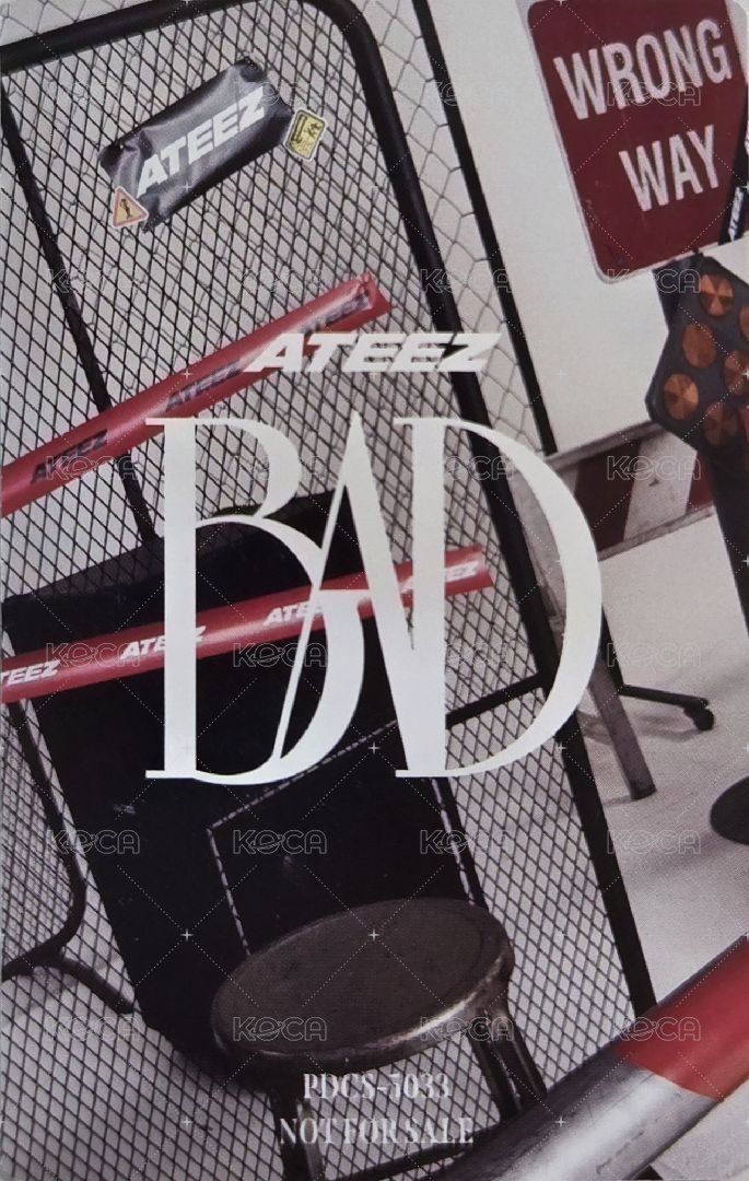 BAD (JP ver.) 專輯卡 MemberSolo盤 背面