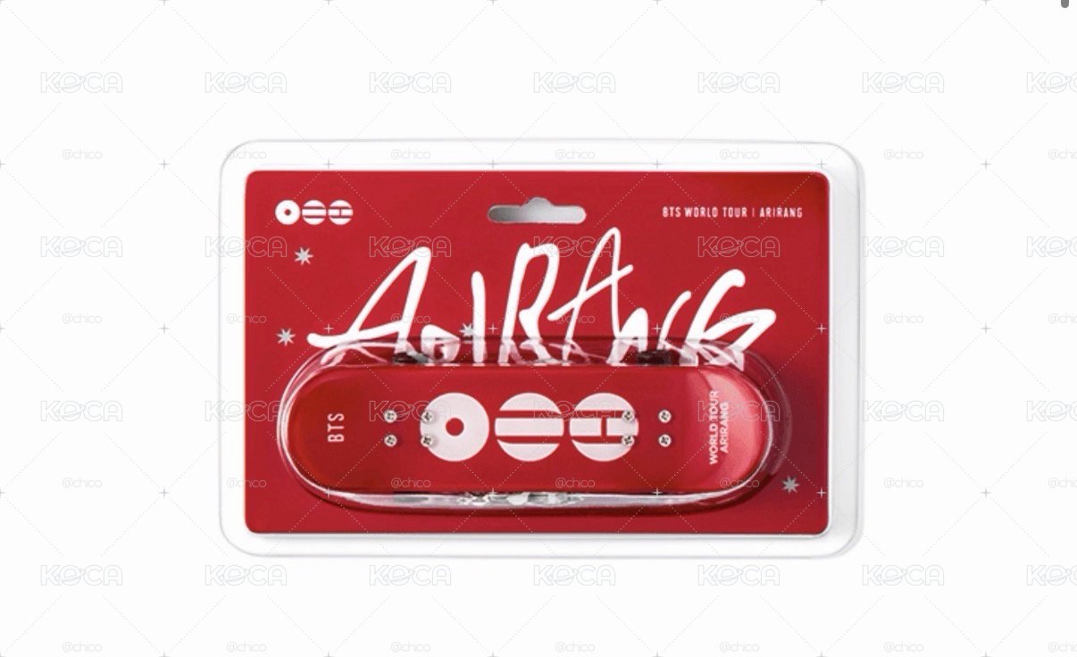 BTS Mini Skateboard Keyring