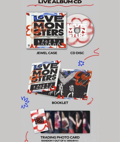 LOVE MONSTERS日本專輯 全新未拆