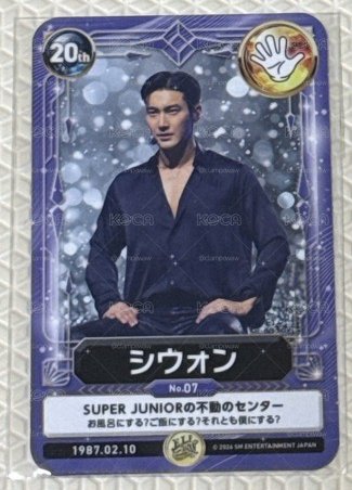 2026 ELF JAPAN 始源 會員禮卡 