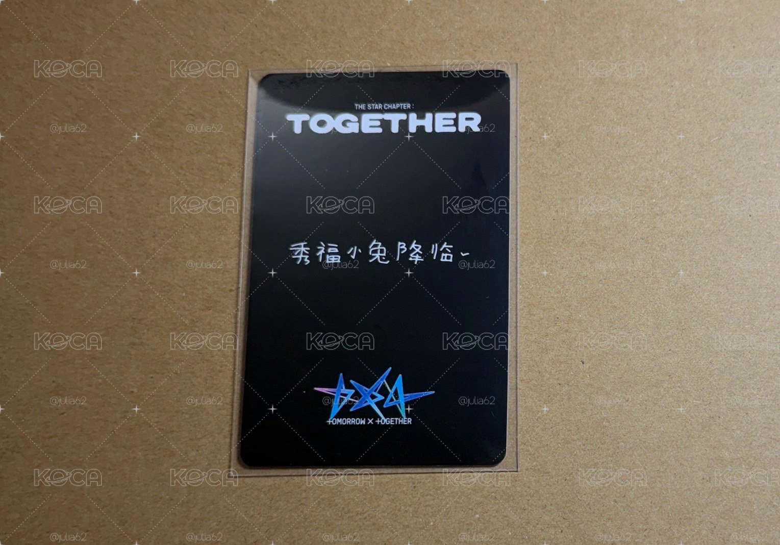 秀福小兔降臨 中文卡背