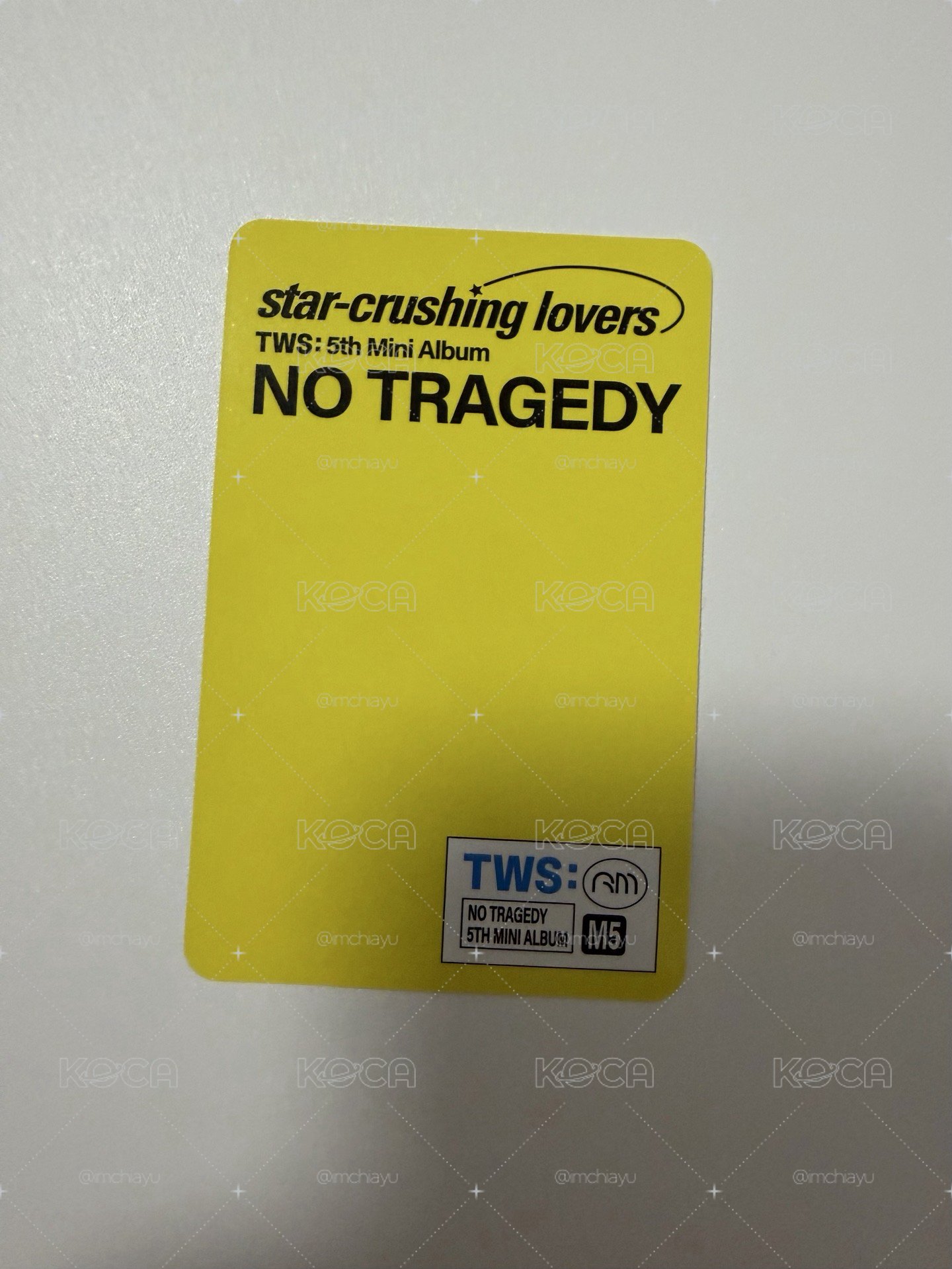 TWS 迷五 炅潣專卡