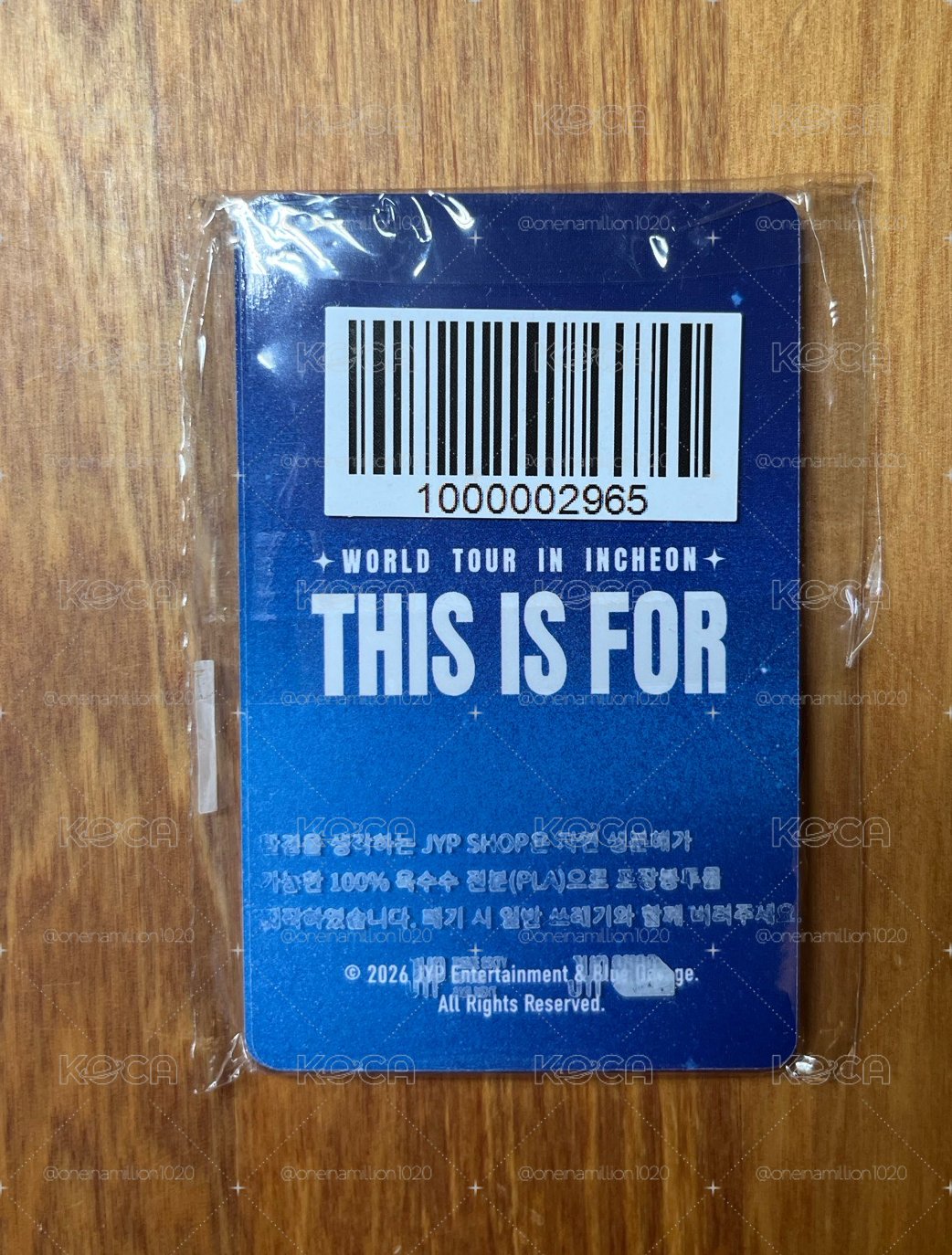 六巡仁川場DVD#FANS特典