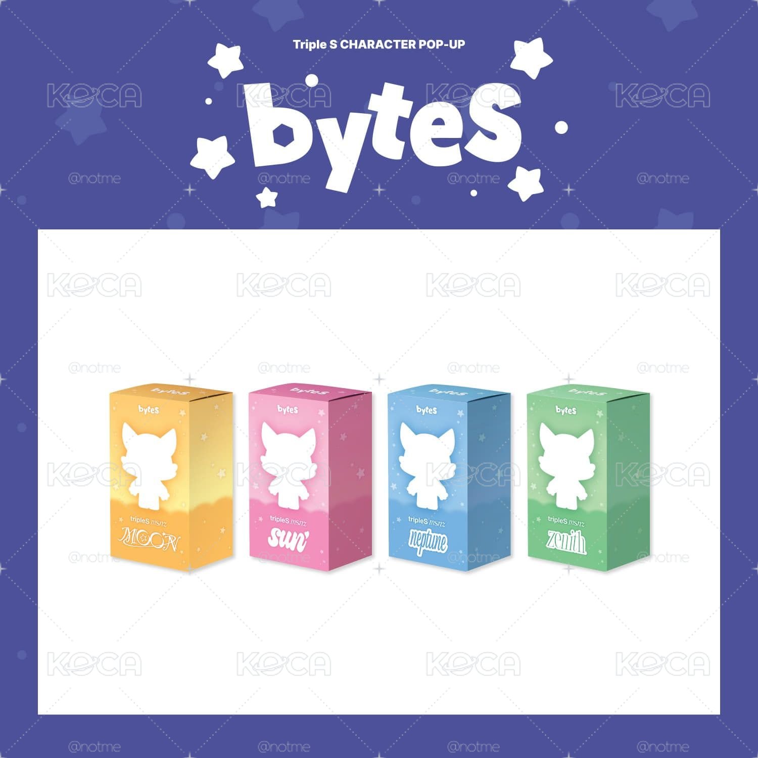 tripleS byteS 未拆公仔 預購～9/22