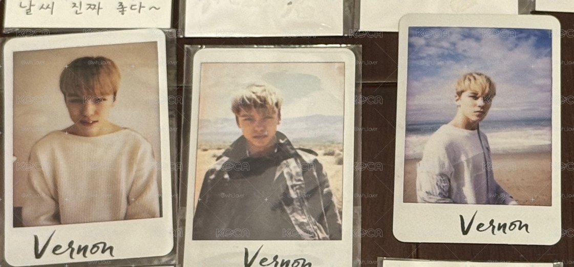 SEVENTEEN VERNON專輯小卡