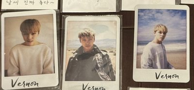 SEVENTEEN VERNON專輯小卡