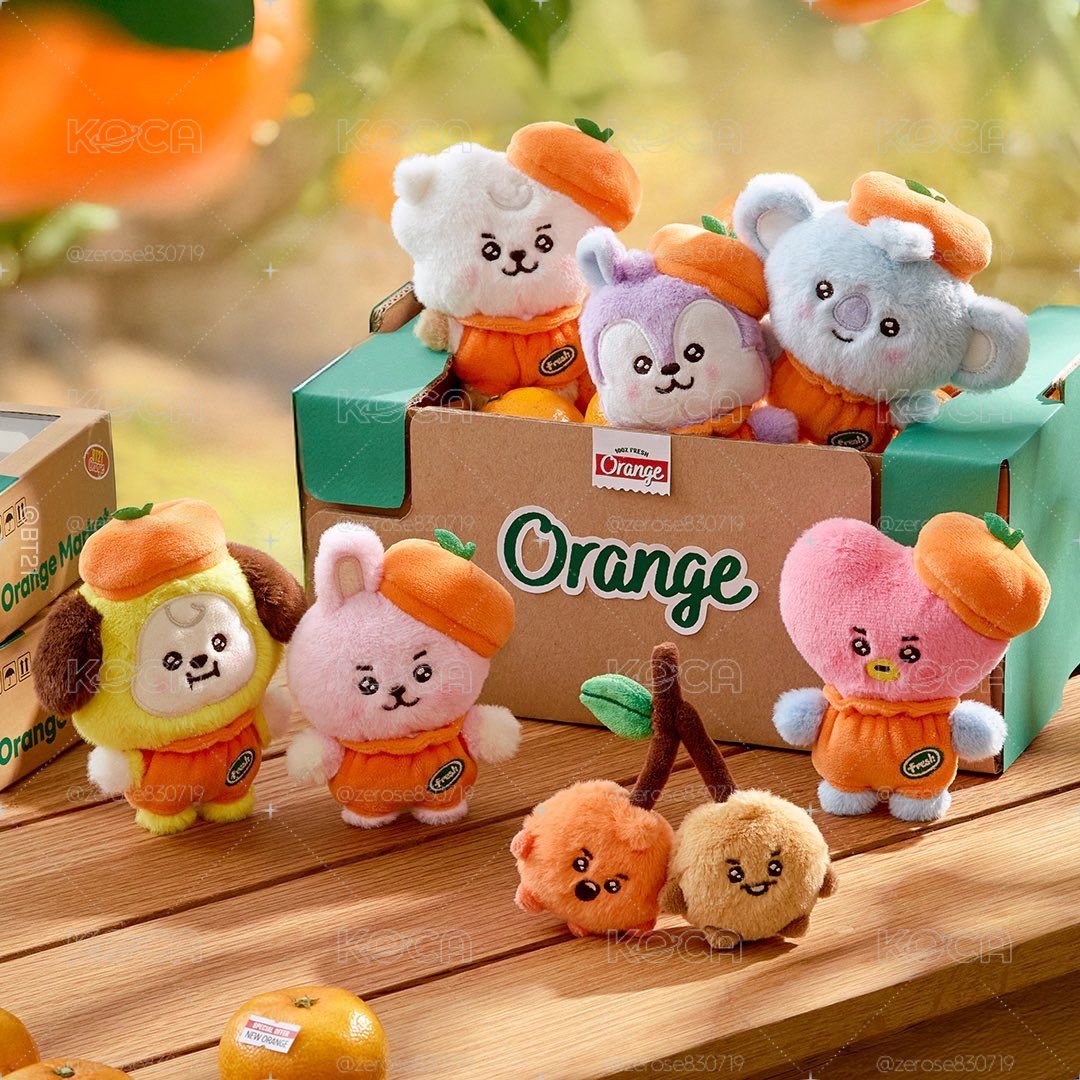 BT21 ORANGE PARTY 娃/吊娃