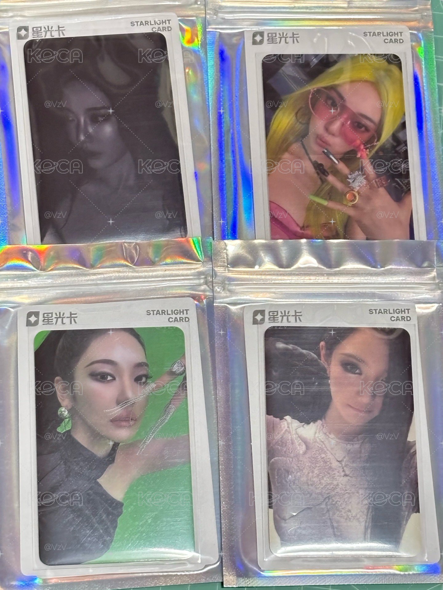 檸檬水金卡208愛寧吧+五星寧+光刻卡+光柵卡+1-4星（原包裝未撕膜）