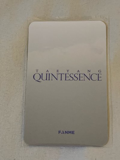 Taeyang太陽 - Quintessence 台北線下簽售卡