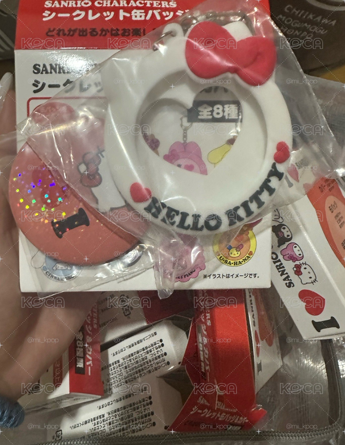 三麗鷗 徽章保護套+徽章