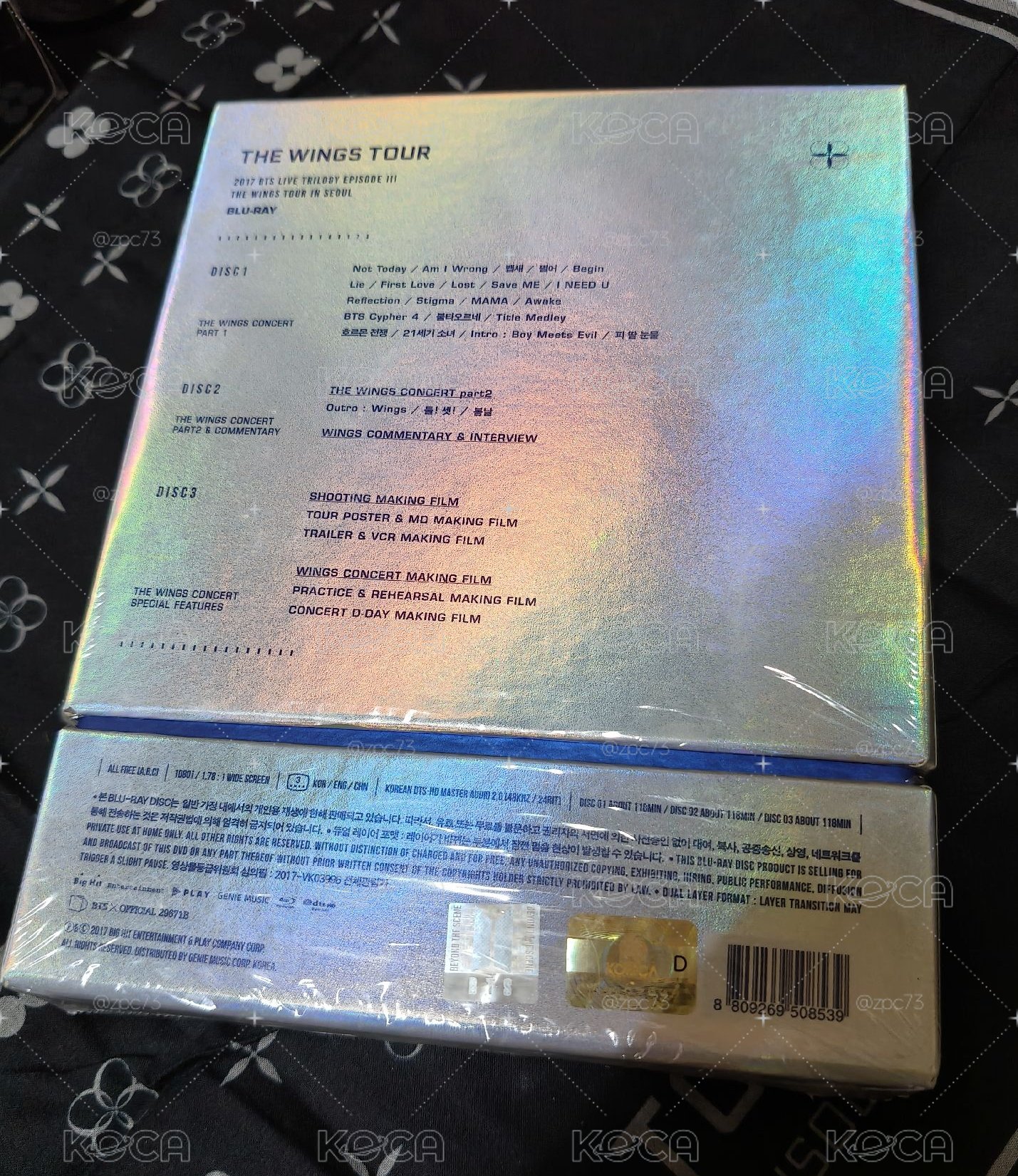 wings 藍光DVD