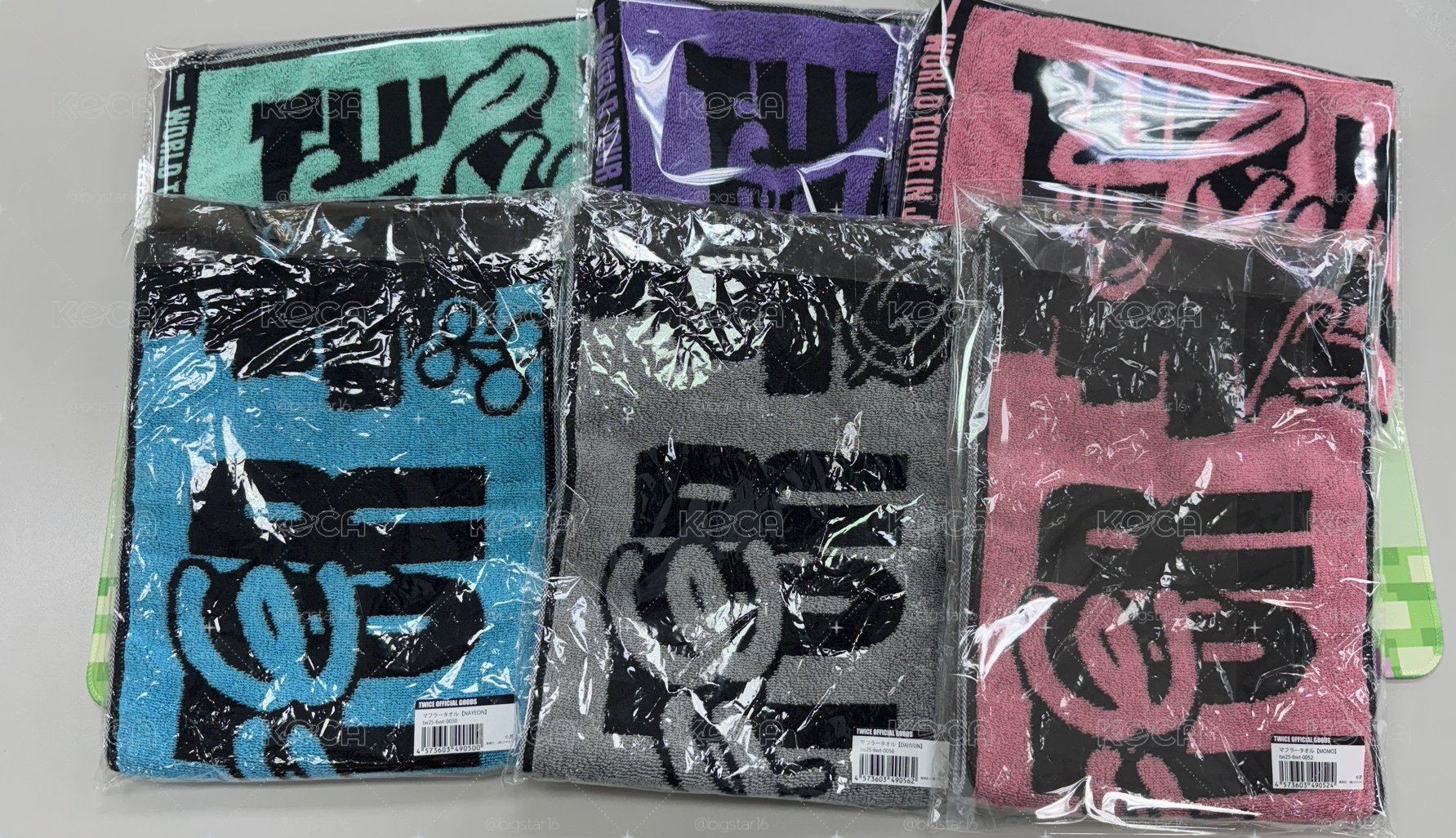 現貨速出！六巡毛巾🩵🩷💜🐧🤍