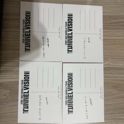 itzy TNVS 台北場明信片