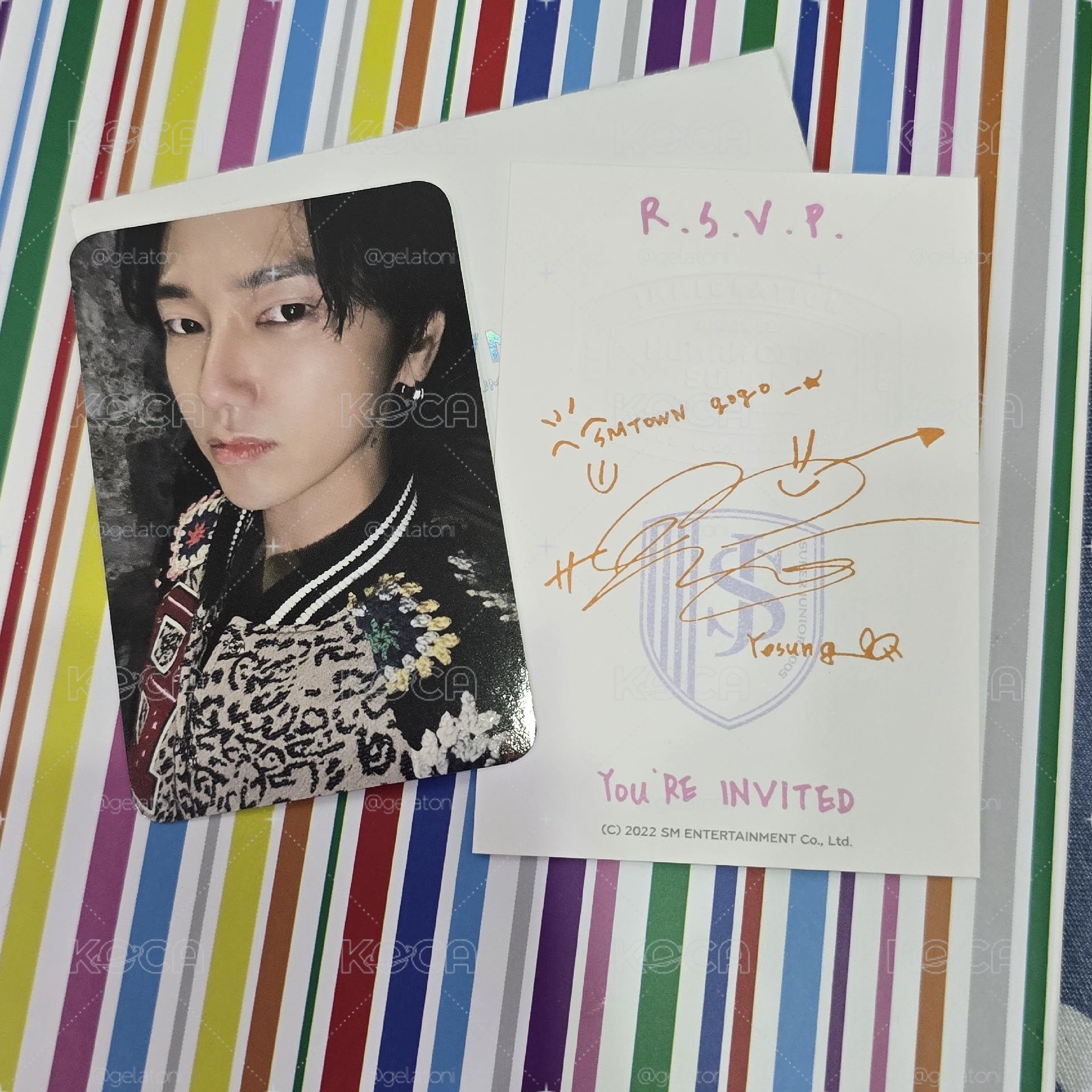 SMTOWN LIVE 2022 周邊卡 徽章卡