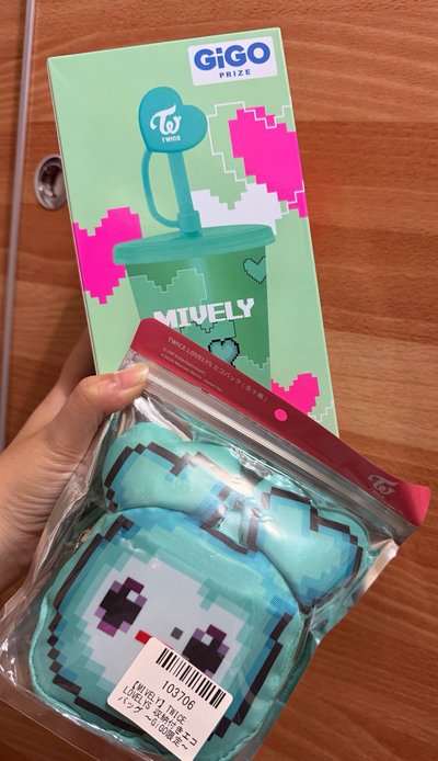 全新未拆 GIGO聯名 MIVELY杯+袋子 不拆售