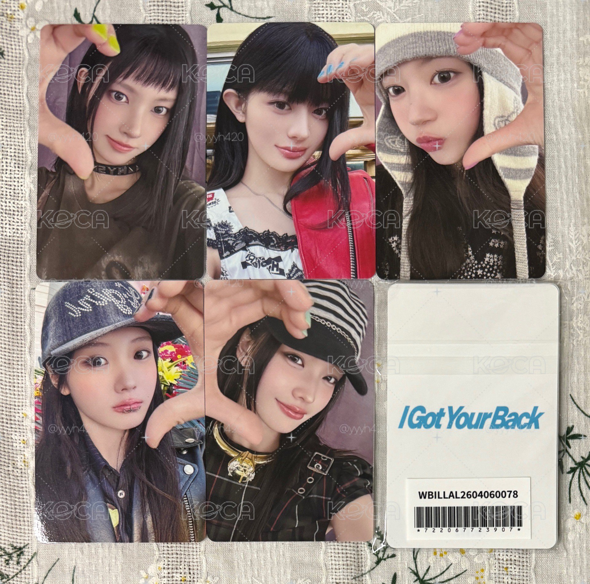可直拍 現貨未拆專  ‘I Got Your Back’ 三型態set 含日咖預售一套