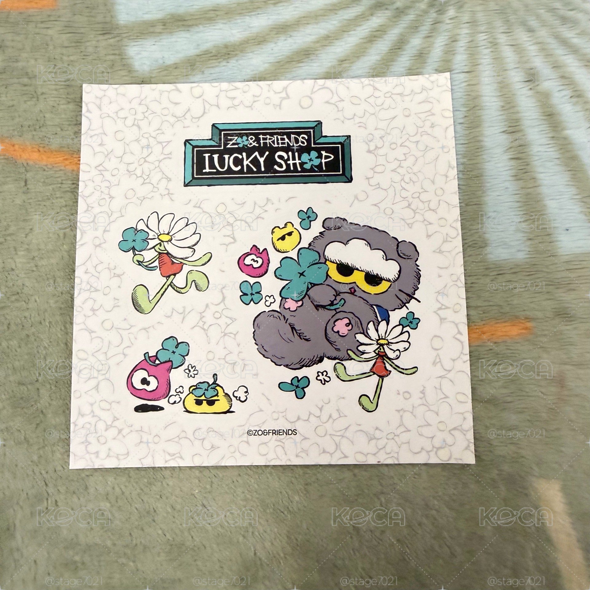 ZO&FRIENDS 貼紙 快閃店限定