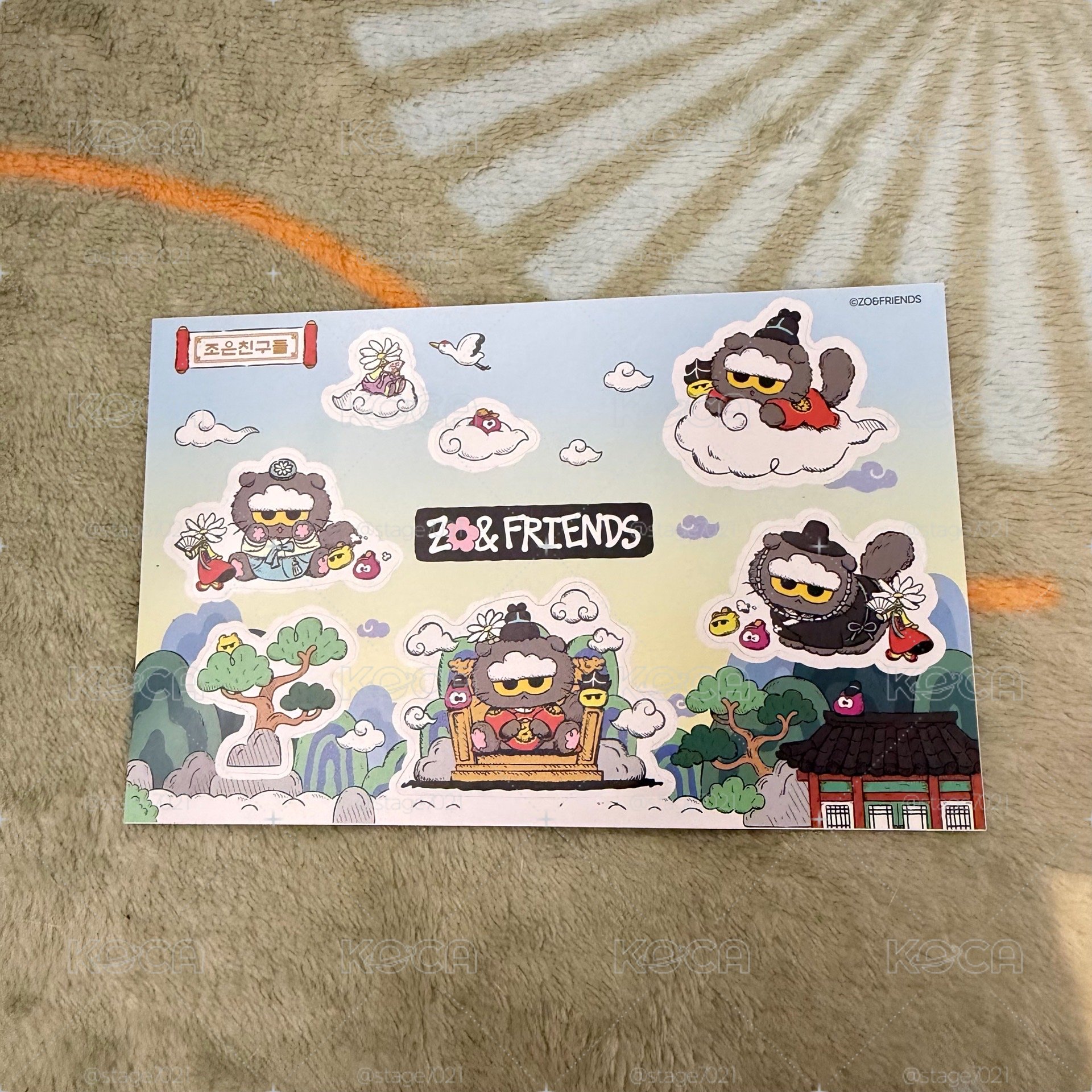 ZO&FRIENDS 貼紙 ZO&FRIENDS K-EDITION 貼紙