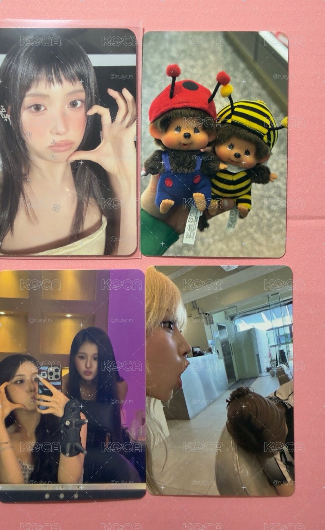 jiwoo 電子專 專輯卡