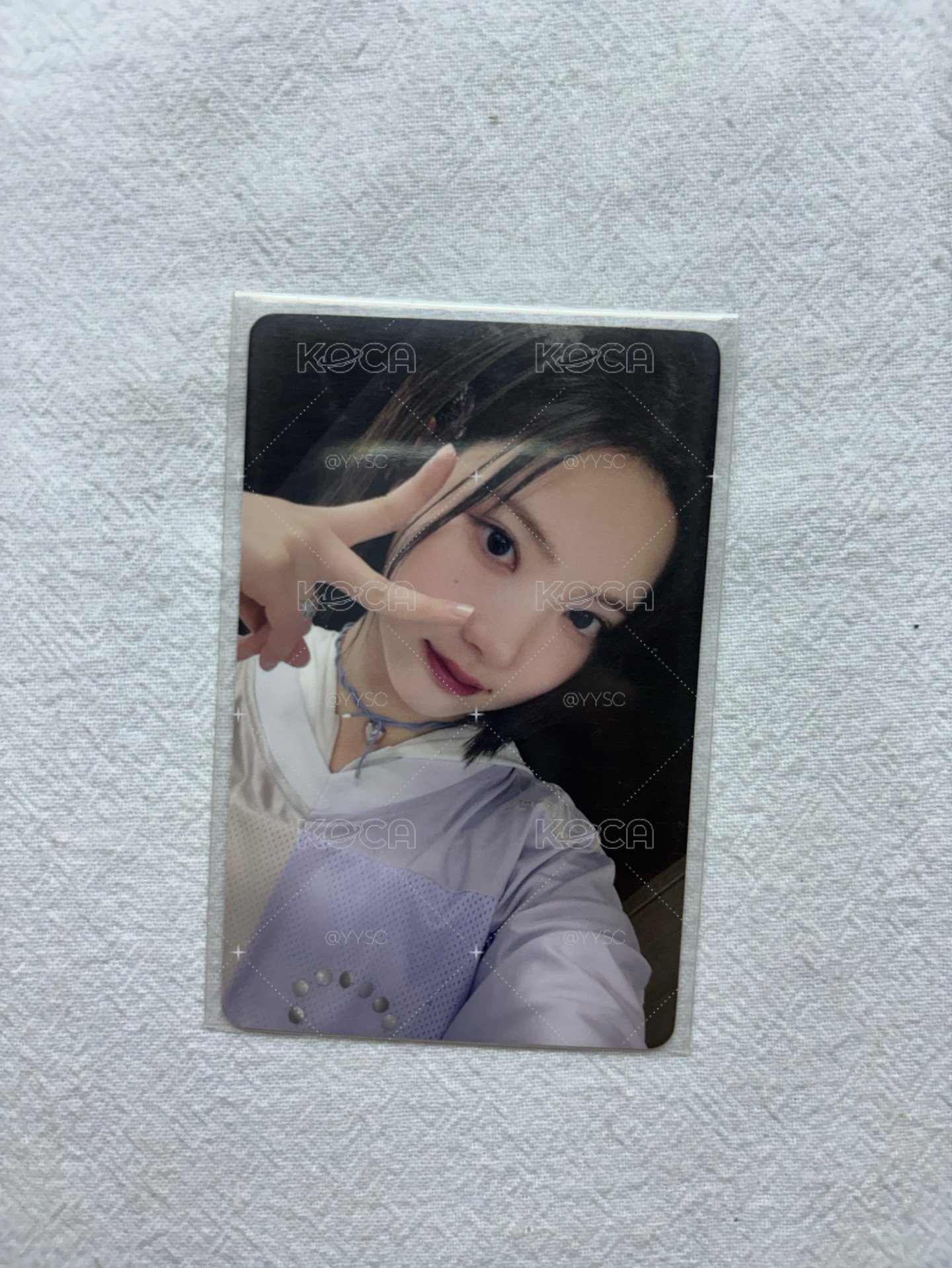 Jiwoo 中文卡背 單一 yzy 1.0 特典卡 