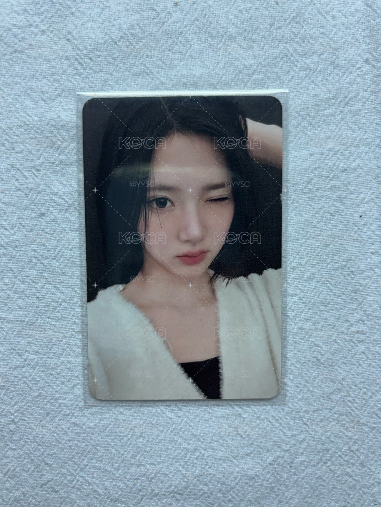 Jiwoo 單一 am 幸運卡 