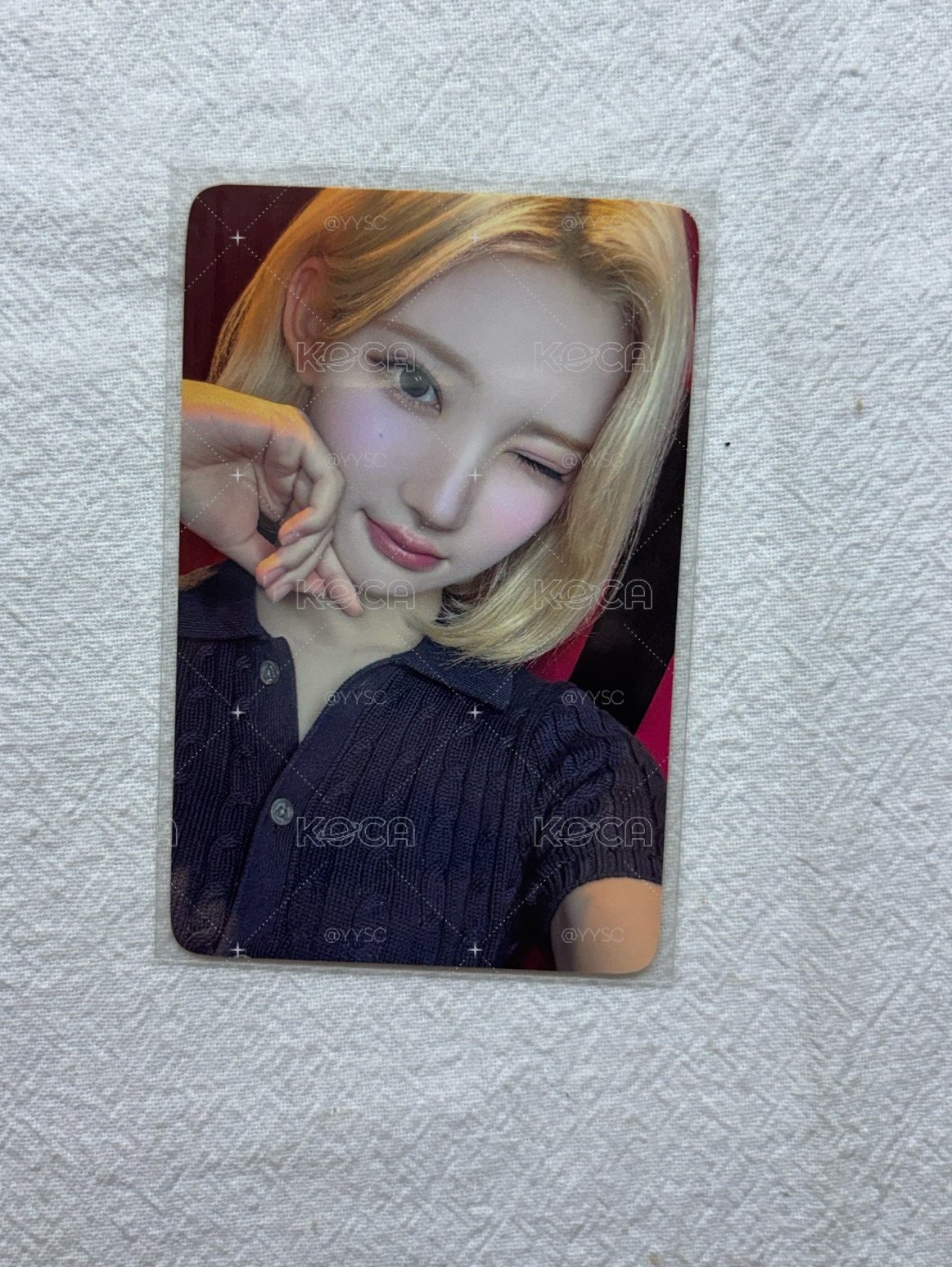 Jiwoo 迷二 el 簽售卡 