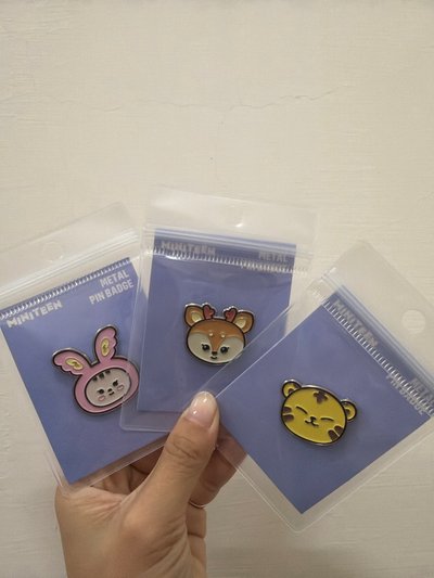 MINITEEN金屬胸針 全新未拆