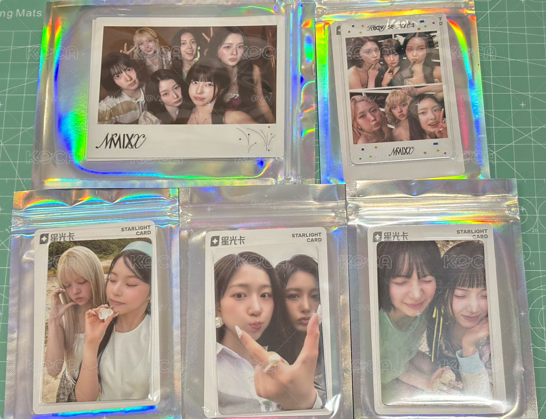 nmixx 星光碎卡一套五張