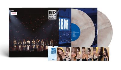 TWICE韓安黑膠小卡