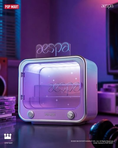 aespa x POPMART 展示櫃 發光展示盒