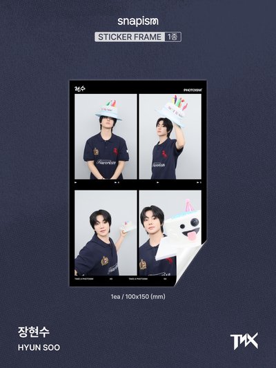 TNX HYUN SOOX photoism X snapism 人生四格卡 貼紙 代印