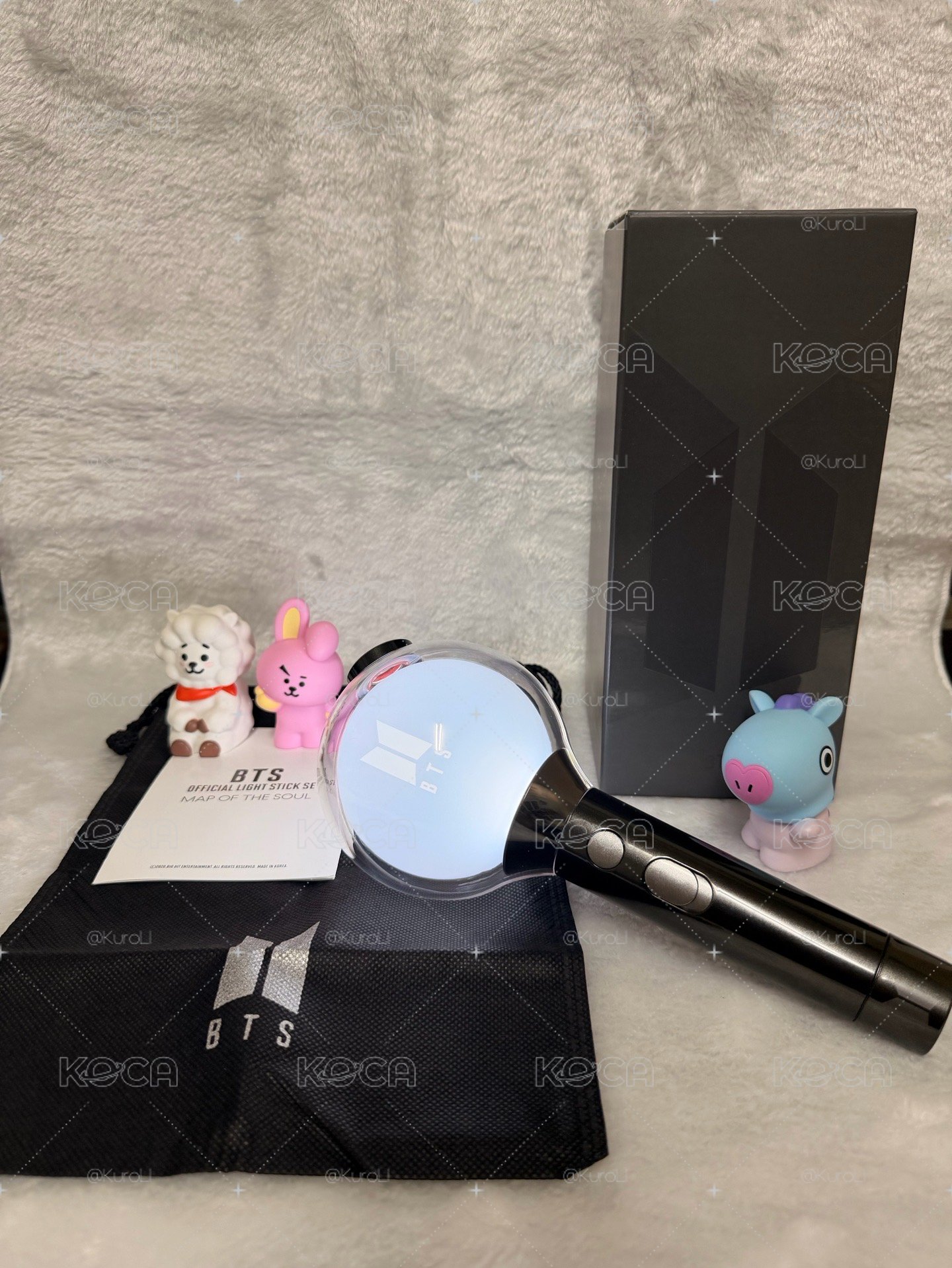 💜 【官方正版｜11月高雄預備】BTS SE 特別版手燈（附外盒/防塵袋/送三隻超萌BT21公仔）競標 💜