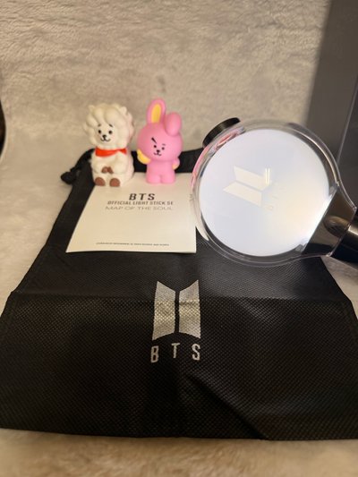 💜 【官方正版｜11月高雄預備】BTS SE 特別版手燈（附外盒/防塵袋/送三隻超萌BT21公仔）競標 💜