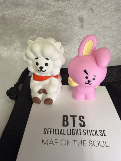 💜 【官方正版｜11月高雄預備】BTS SE 特別版手燈（附外盒/防塵袋/送三隻超萌BT21公仔）競標 💜