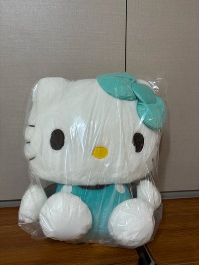 【小狐狸】三麗鷗 凱蒂貓 Kitty 薄荷巧克力色 巨無霸 娃娃 EIKOH景品