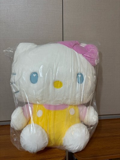 【小狐狸】三麗鷗 凱蒂貓 Kitty 粉紅蝴蝶結 巨無霸 娃娃 EIKOH景品