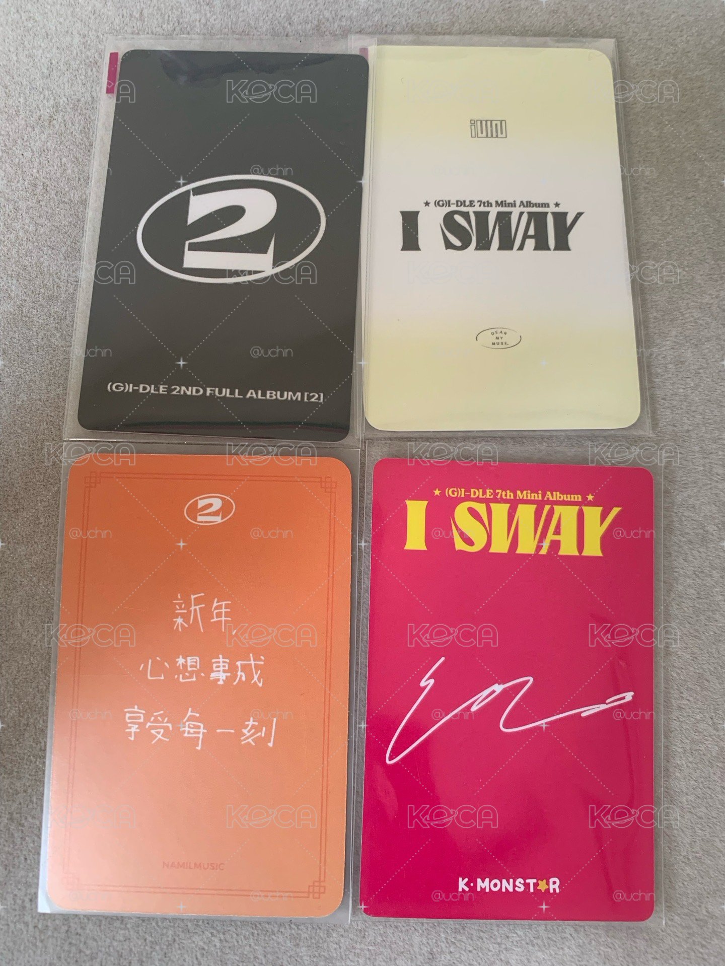 娟特典*4張出（楠藝中背、kms 、dmm 、km )