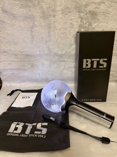 💜【絕版骨董級收藏｜官方正版】BTS 二代手燈 ARMY BOMB Ver.2（保存完整）競標 💜