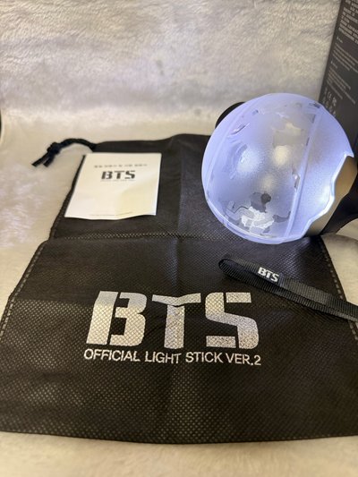 💜【絕版骨董級收藏｜官方正版】BTS 二代手燈 ARMY BOMB Ver.2（保存完整）競標 💜