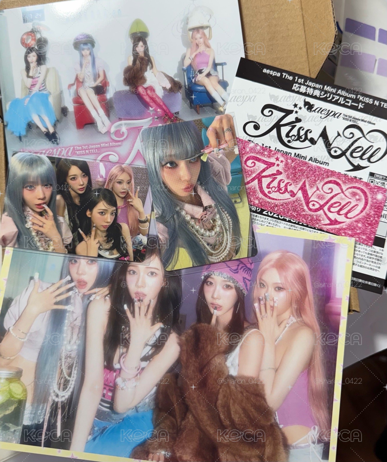 kiss n tell L版 冬卡全專 五大購入