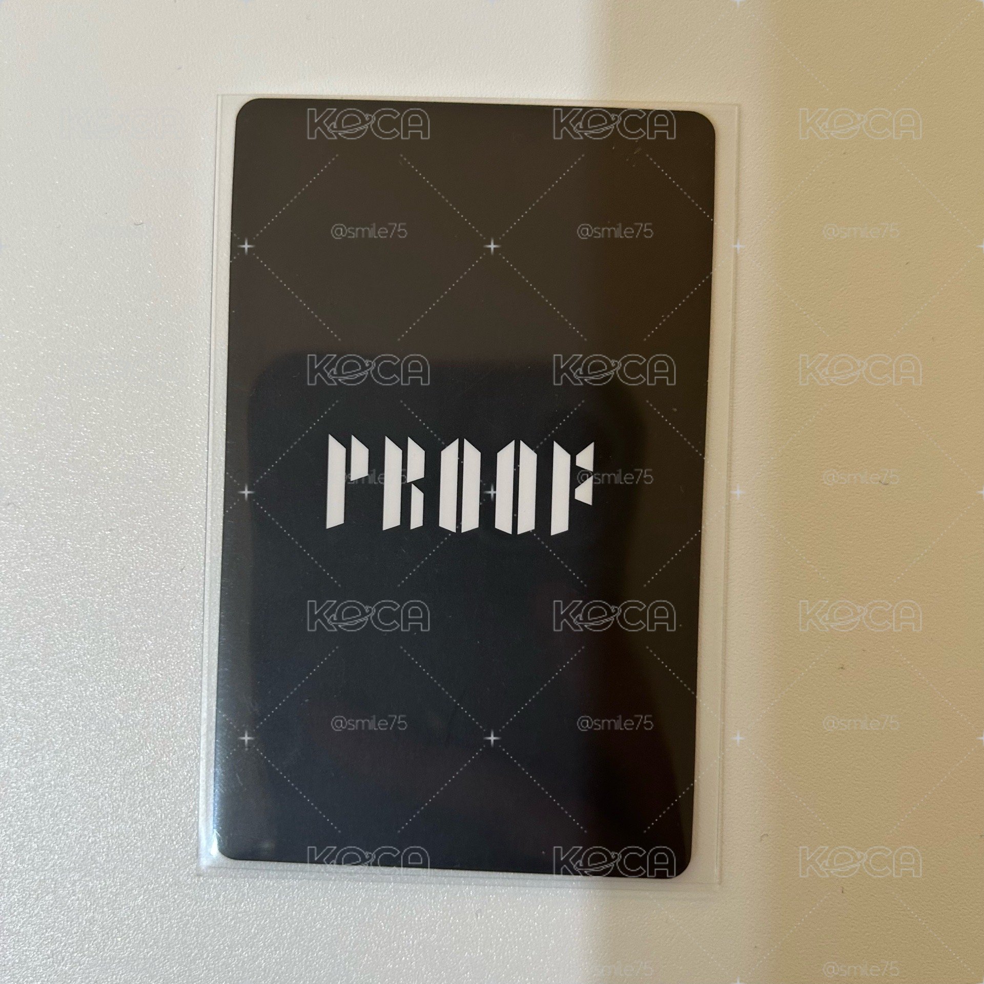 BTS 防彈少年團 田柾國 JK PROOF JPFC 日咖 愛心閃卡