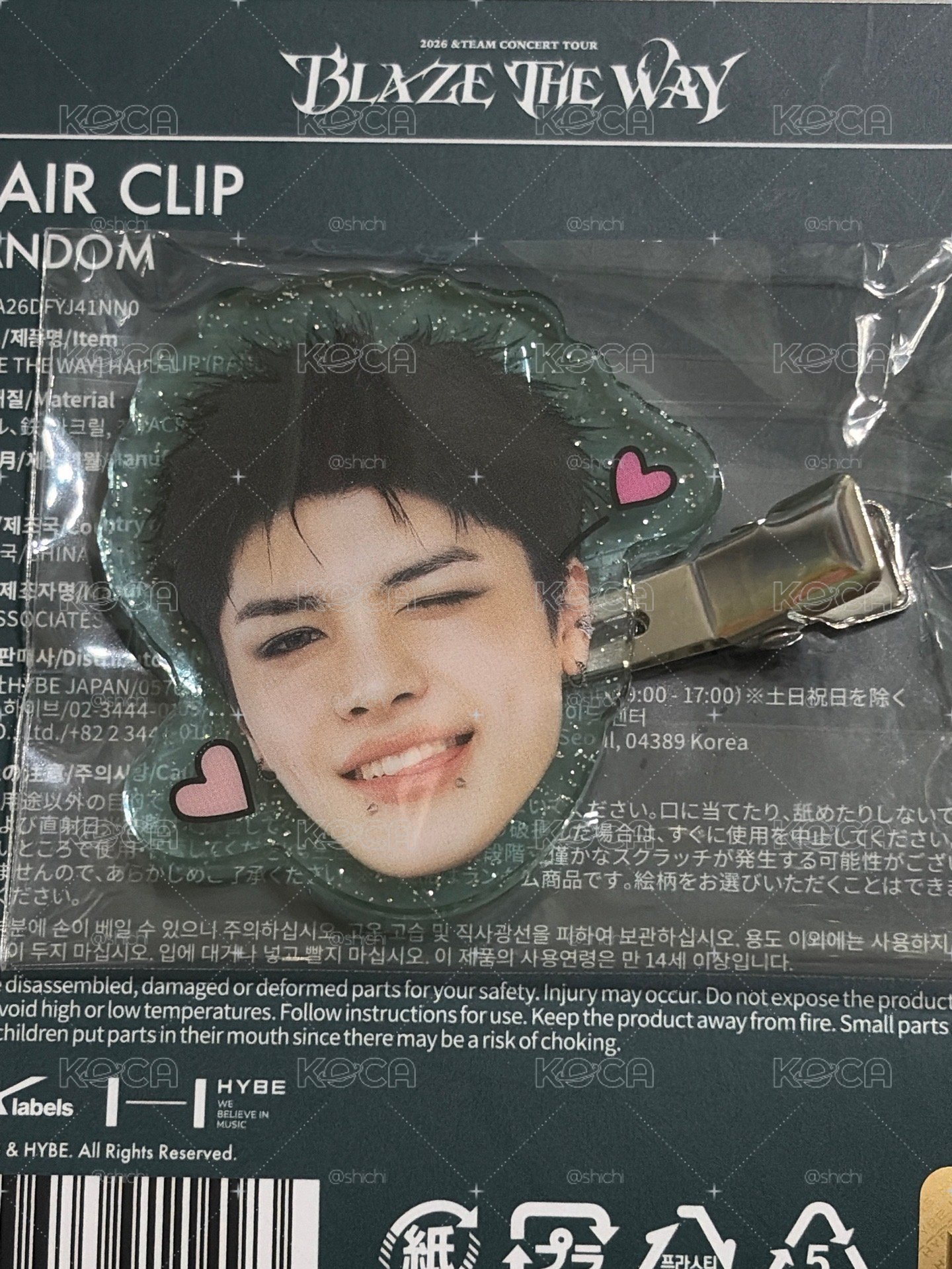 BTW MAKI愛心髮夾