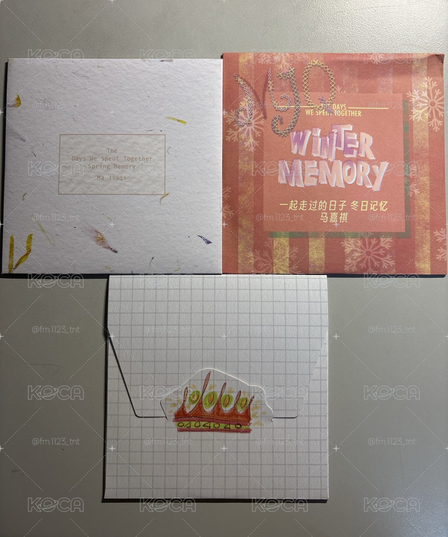 馬嘉祺CD-冠歲演唱會、冬日、春日記憶