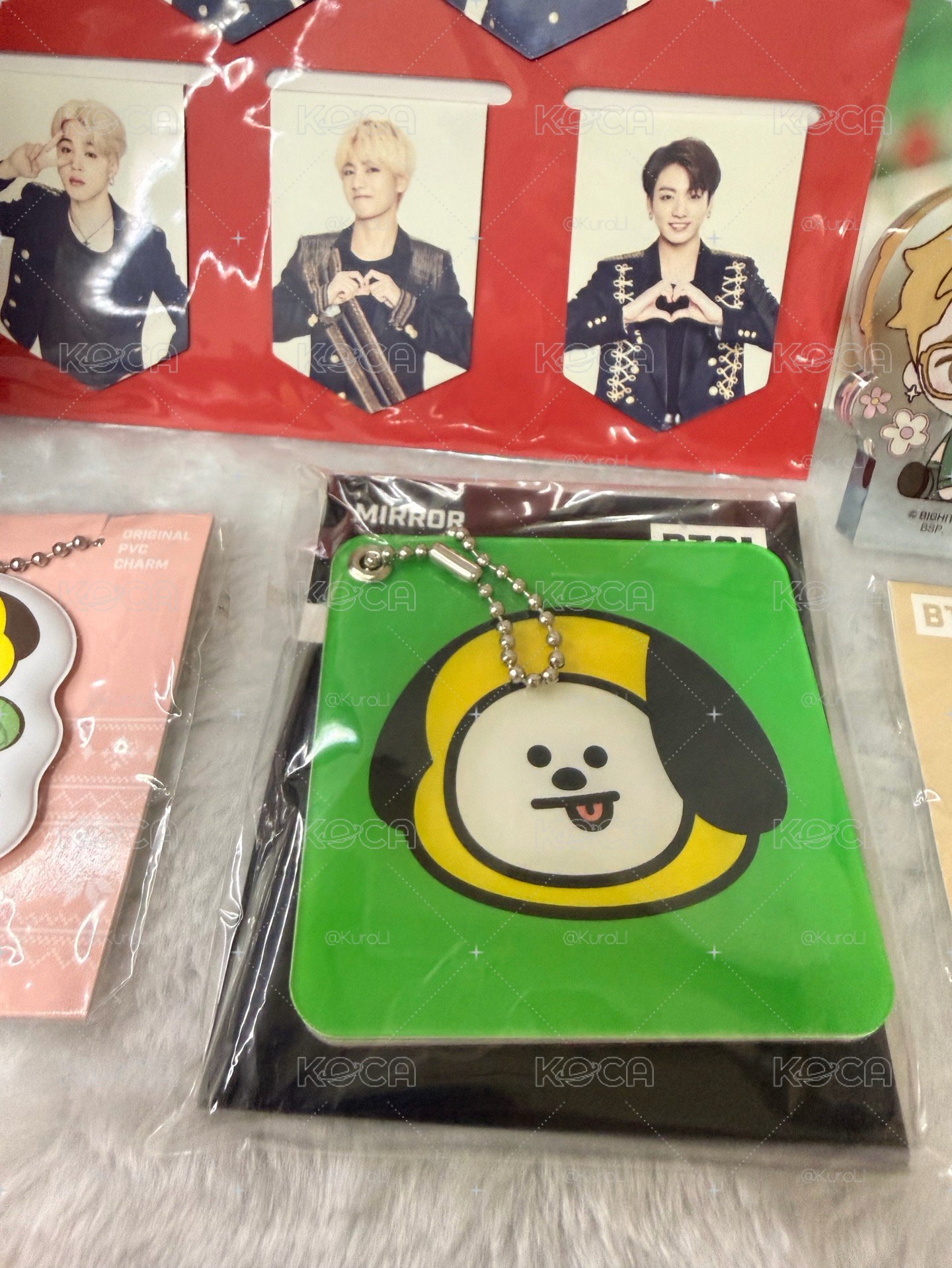 【絕版珍藏】BTS Jimin 智旻 官方週邊小盤（立牌+手帳+CHIMMY 吊飾/徽章組合）