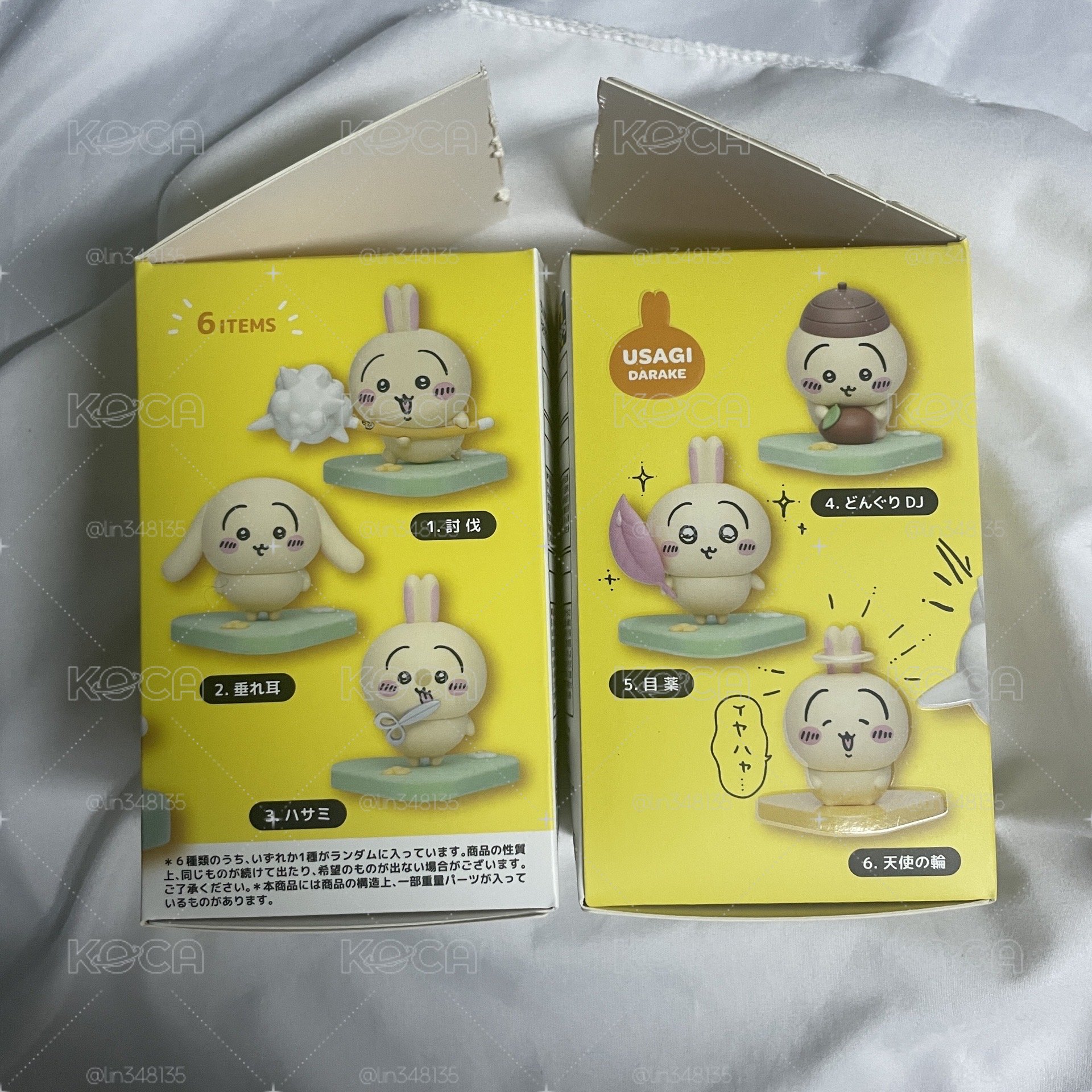 兔兔 公仔盒玩 目薬 天使