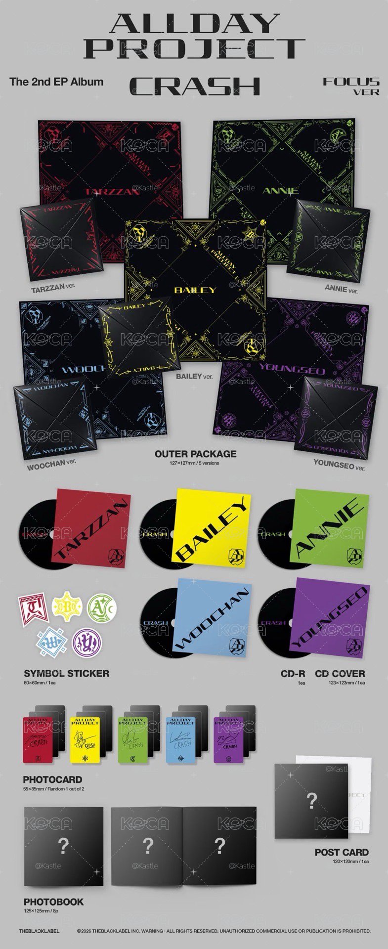 [Pre-Order~9/19] ALLDAY PROJECT [CRUSH] TBL通路