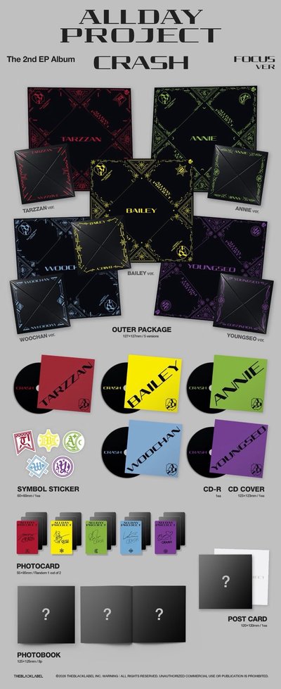 [Pre-Order~9/19] ALLDAY PROJECT [CRUSH] TBL通路