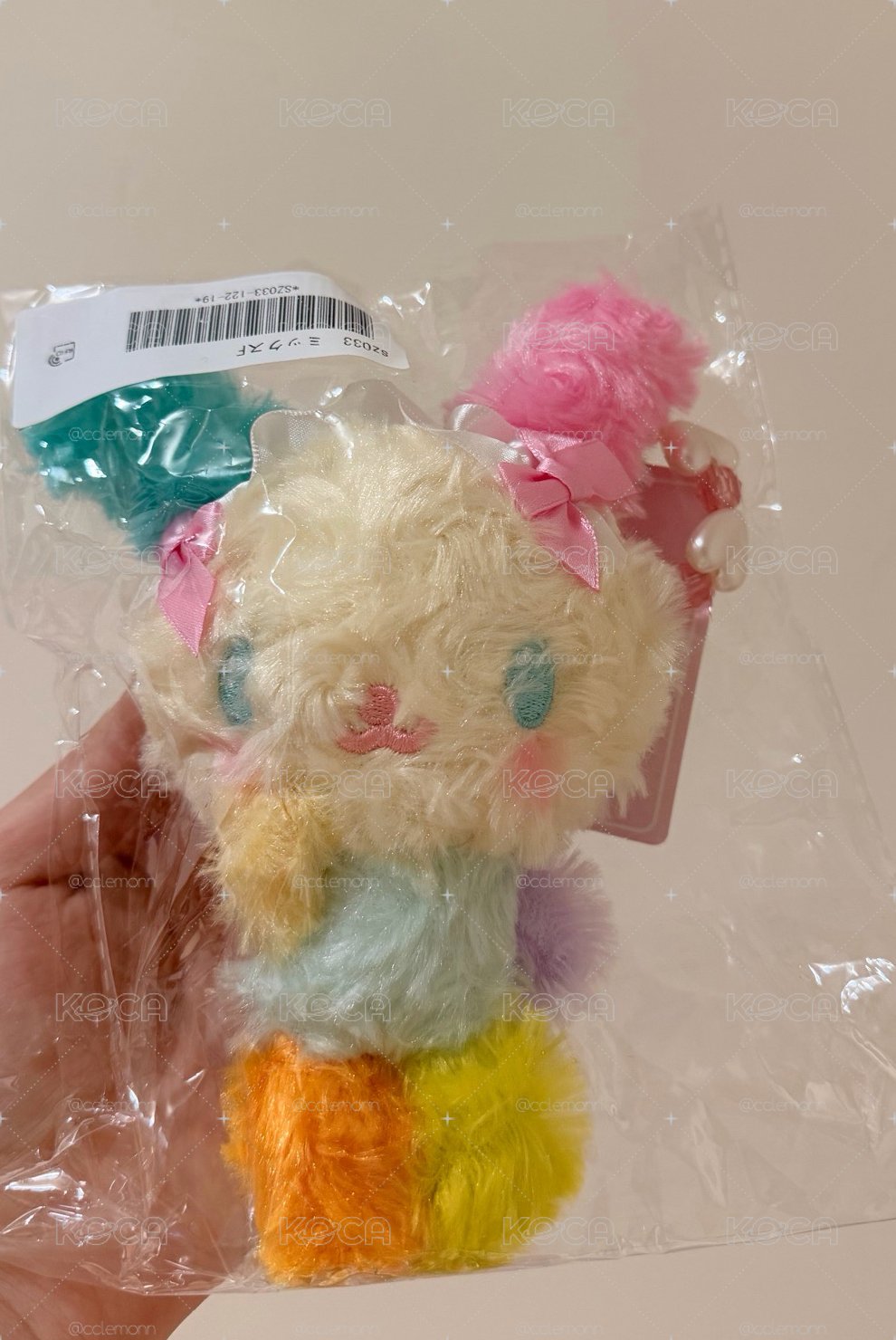 GRL 花小兔吊飾