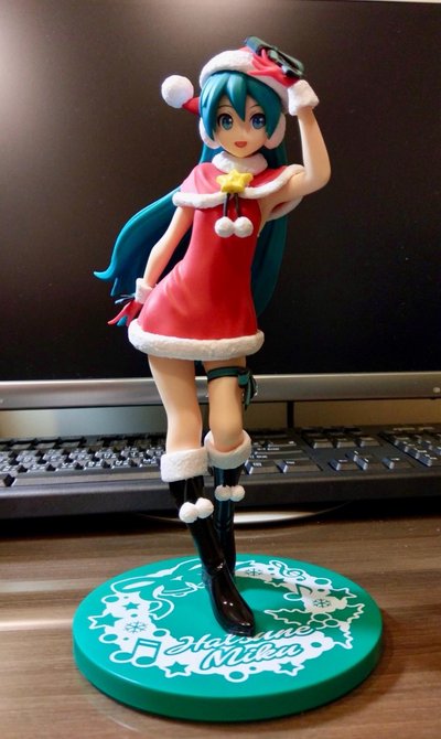 二手拆擺無盒 SEGA SPM 聖誕服初音