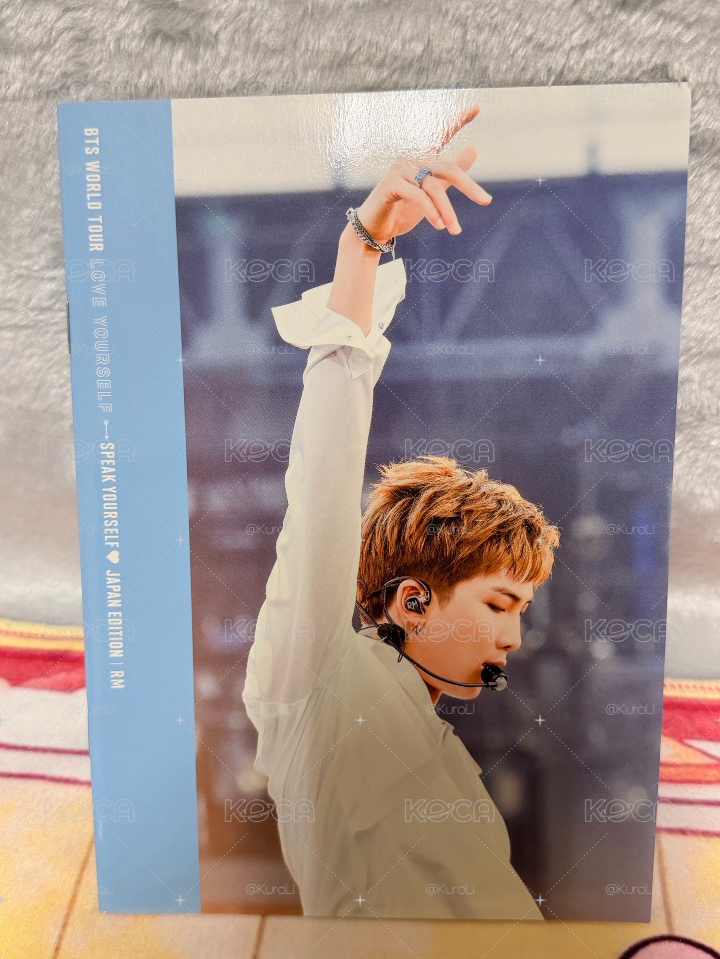 【絕版珍藏】BTS RM 官方週邊小盤（BT21 大毛巾+KOYA 洗衣袋+THE BEST 微瑕人形立牌）